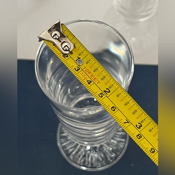 Vintage “Ice Bark” Tall Liqueur Glasses - Picture 9 of 11